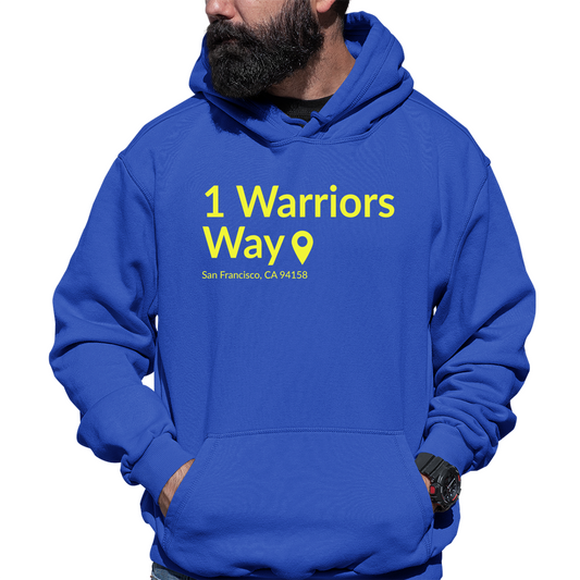 Golden State Basketball Stadium  Unisex Hoodie | Blue