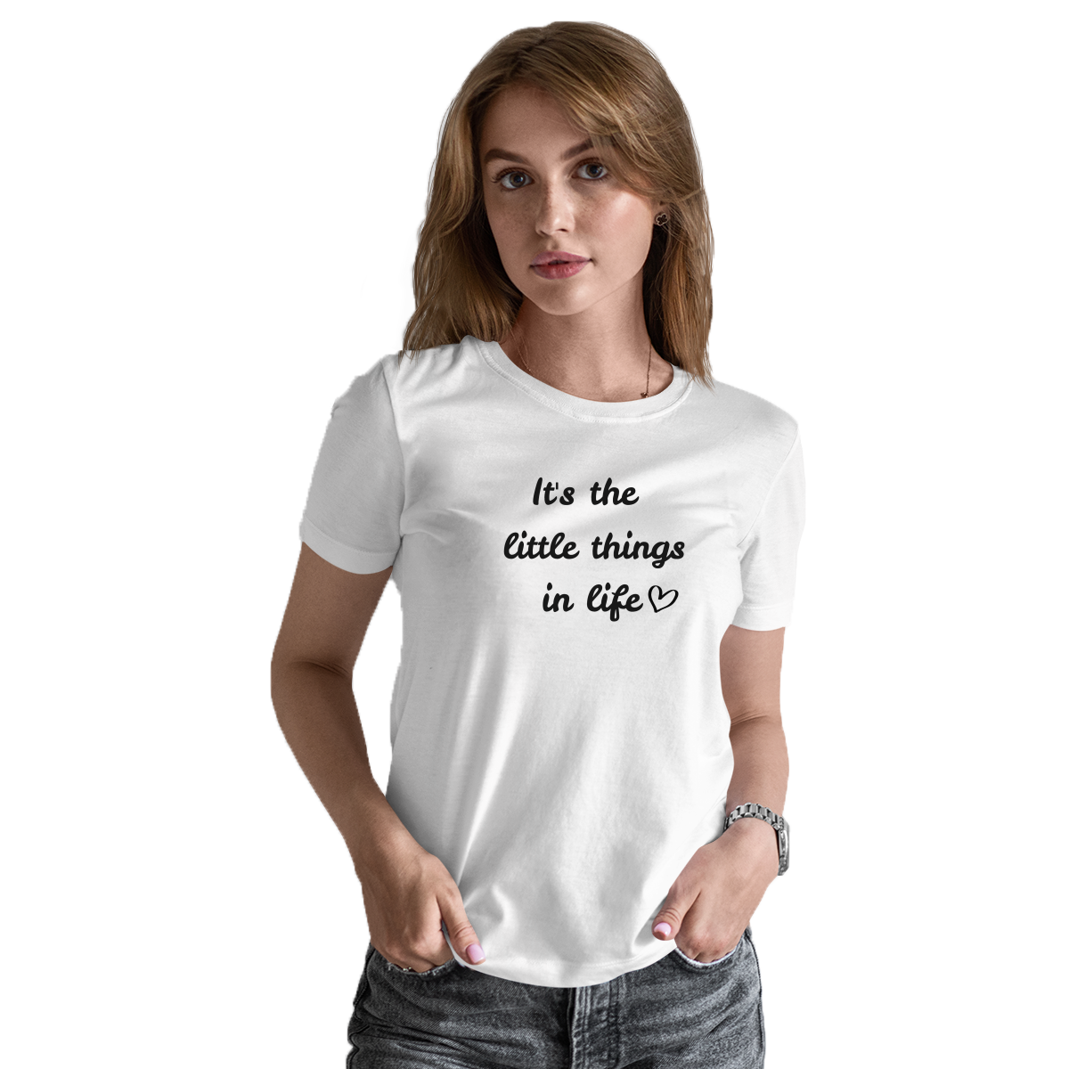 It's The Little Things In Life Women's T-shirt | White