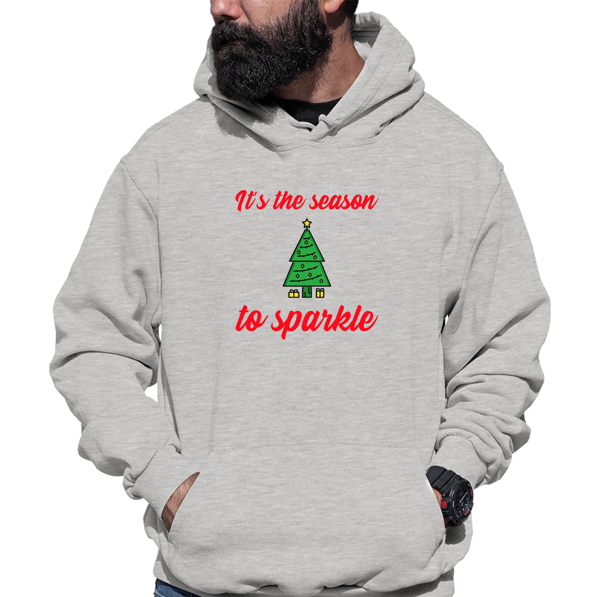 It is the Season to Sparkle Unisex Hoodie | Gray