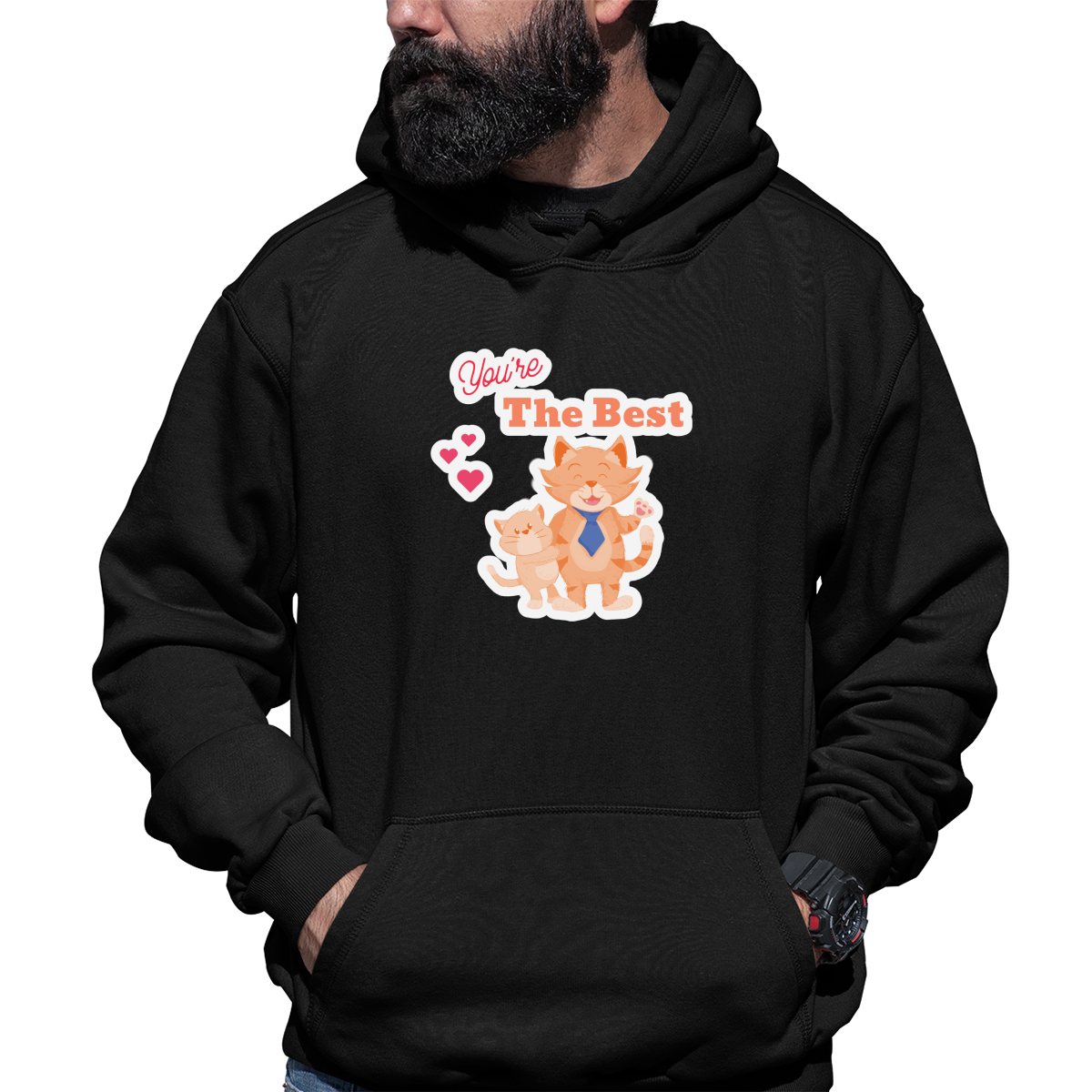 You are the best Unisex Hoodie | Black