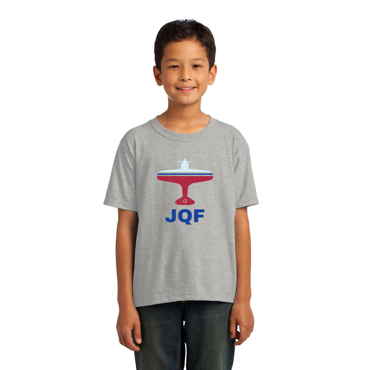 Fly Concord JQF Airport Kids T-shirt | Gray