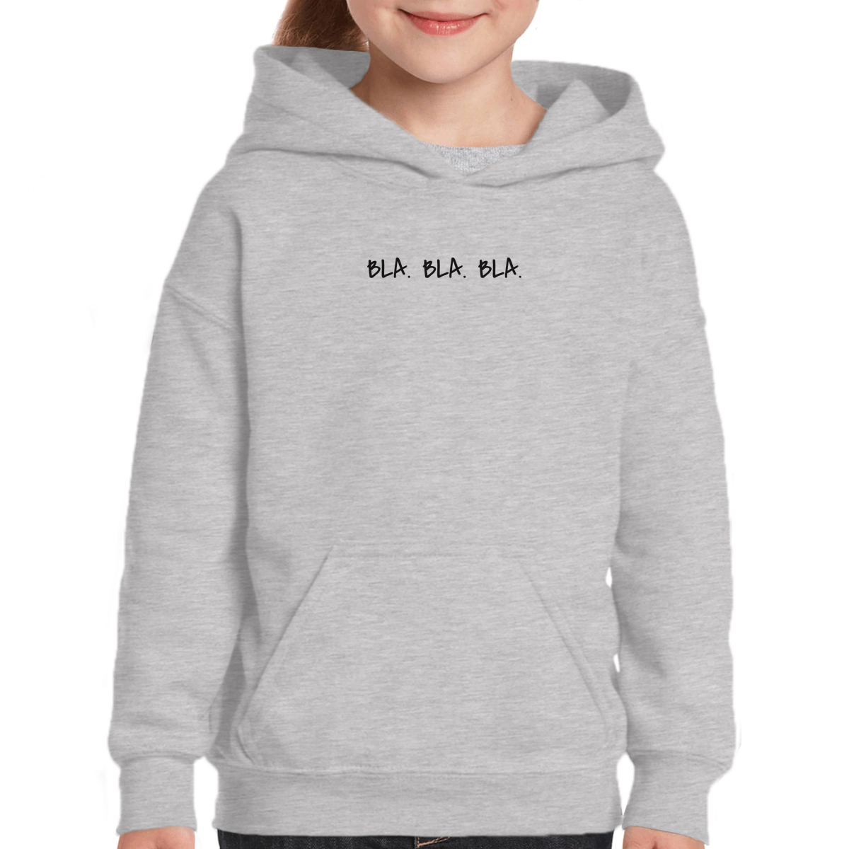 BLA BLA Kids Hoodie | Gray