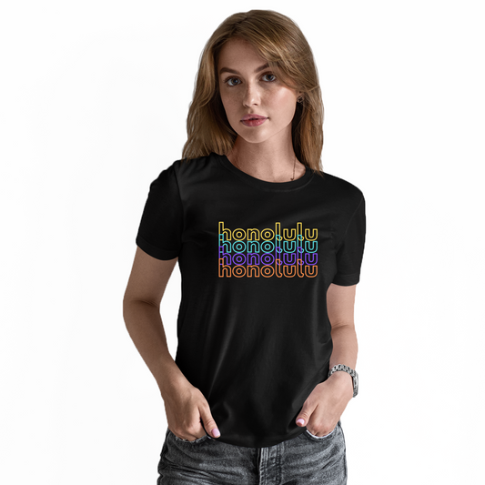 Honolulu Women's T-shirt | Black