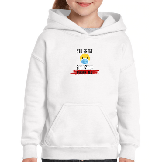 2nd Grader Quarantined Kids Hoodie | White