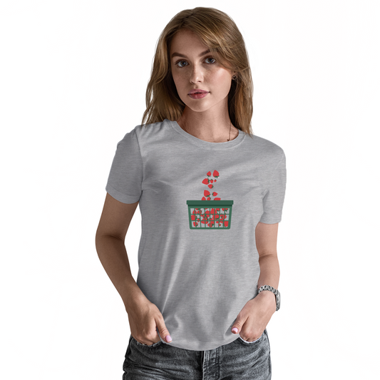 Strawberry  Women's T-shirt | Gray