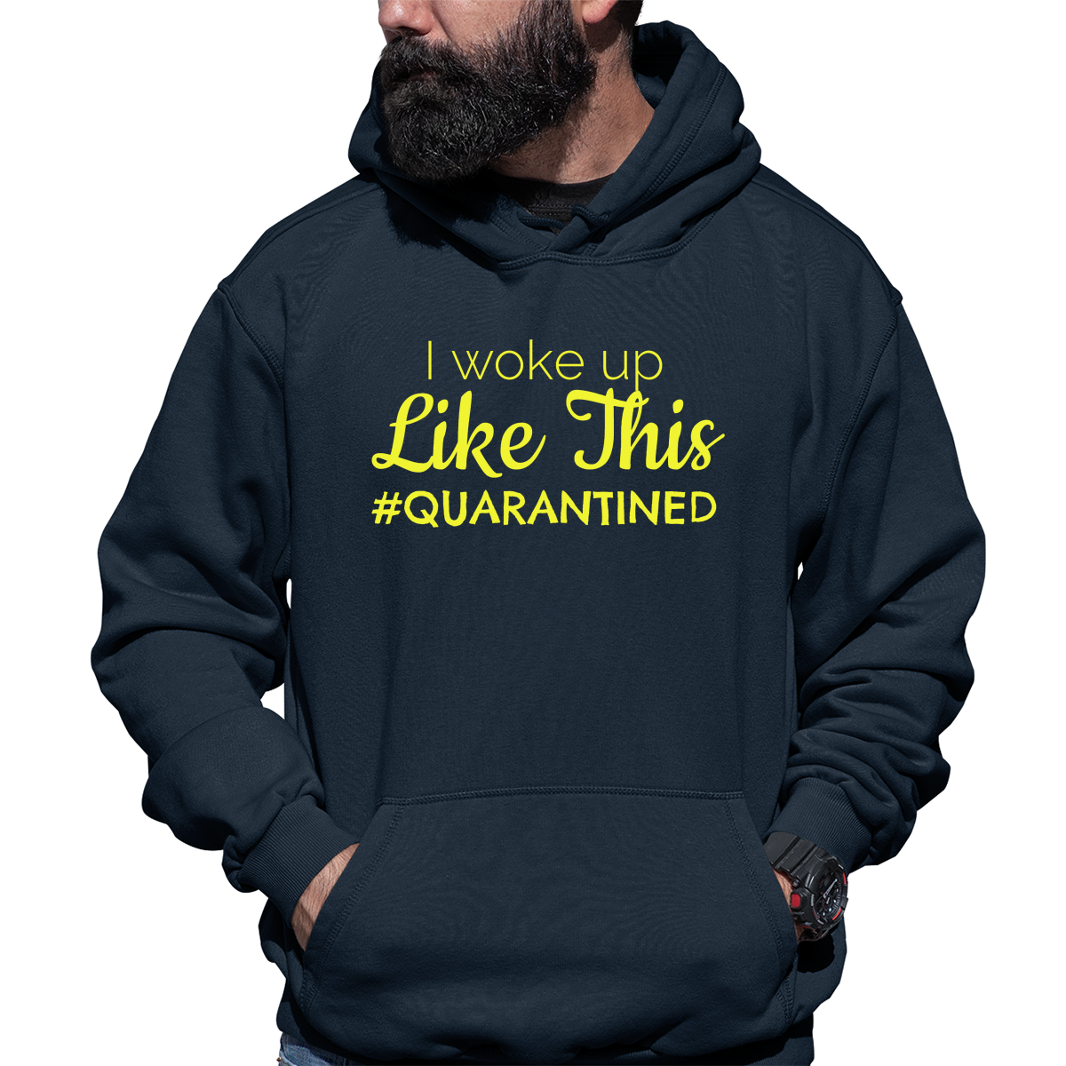 I WOKE UP Unisex Hoodie | Navy