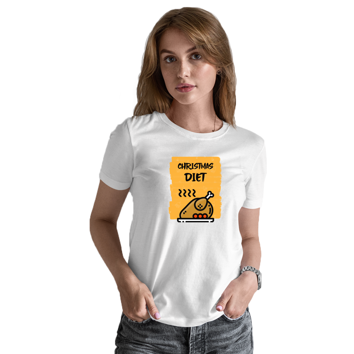 Christmas Diet Women's T-shirt | White