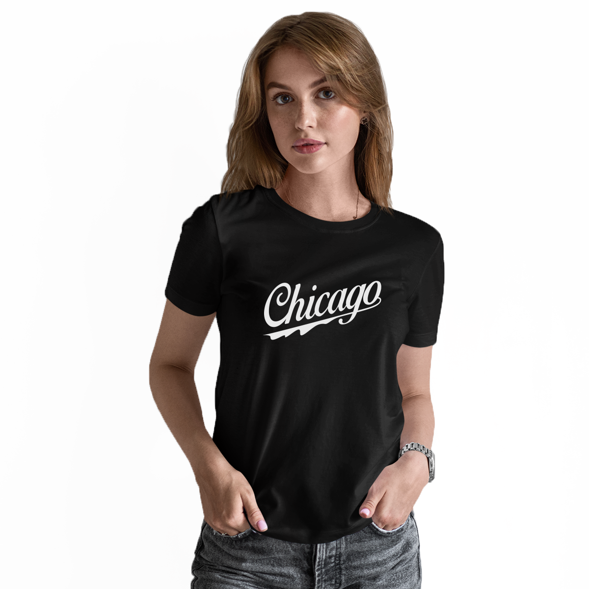 Chicago Women's T-shirt | Black