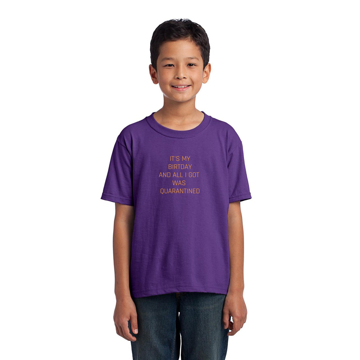 IT'S MY BIRTDAY  Kids T-shirt | Purple