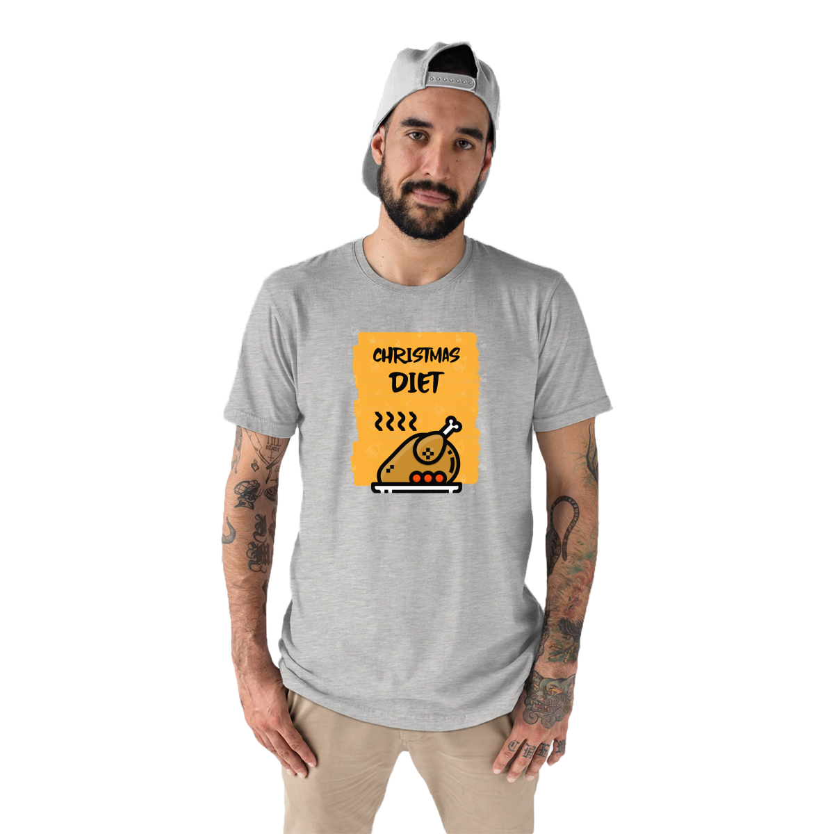 Christmas Diet Men's T-shirt | Gray