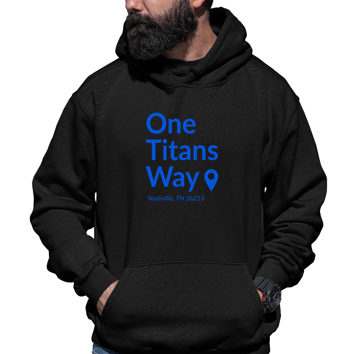 Tennessee Football Stadium Unisex Hoodie | Black