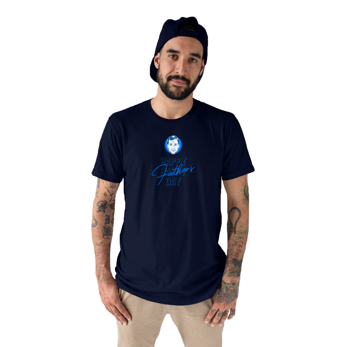 Happy Father's Day Men's T-shirt | Navy