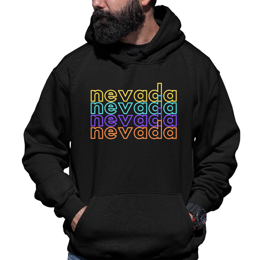 Nevada Unisex Hoodie | Black