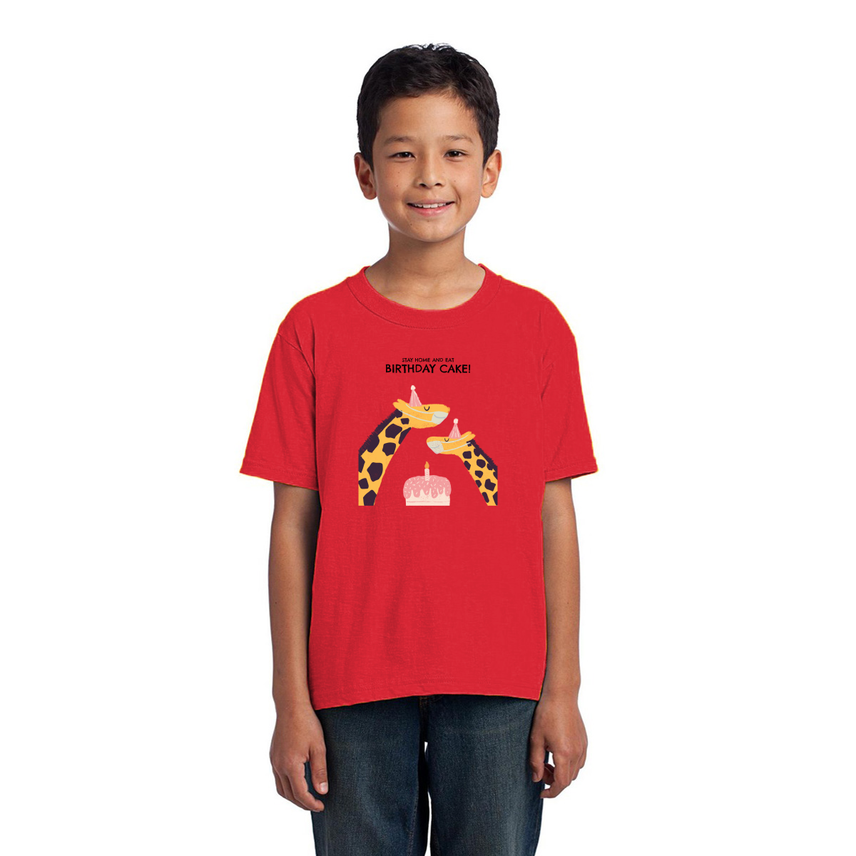 Birthday Cake  Toddler T-shirt | Red
