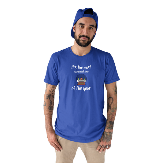 It is the Most Wonderful Time of the Year Men's T-shirt | Blue