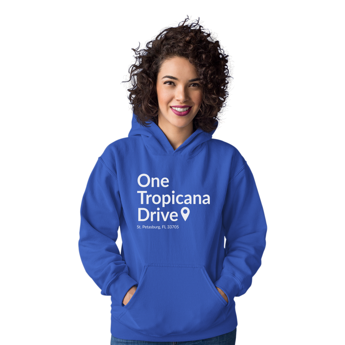 Tampa Bay Baseball Stadium Unisex Hoodie | Blue