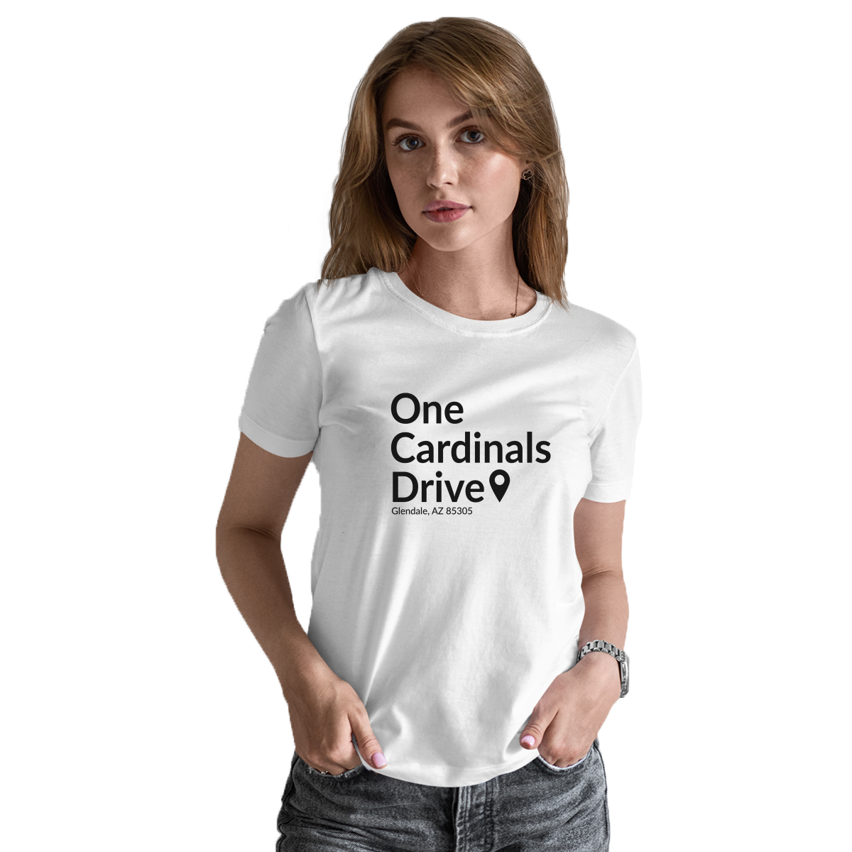 Arizona Football Stadium Women's T-shirt | White