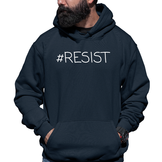 Resist  Unisex Hoodie | Navy