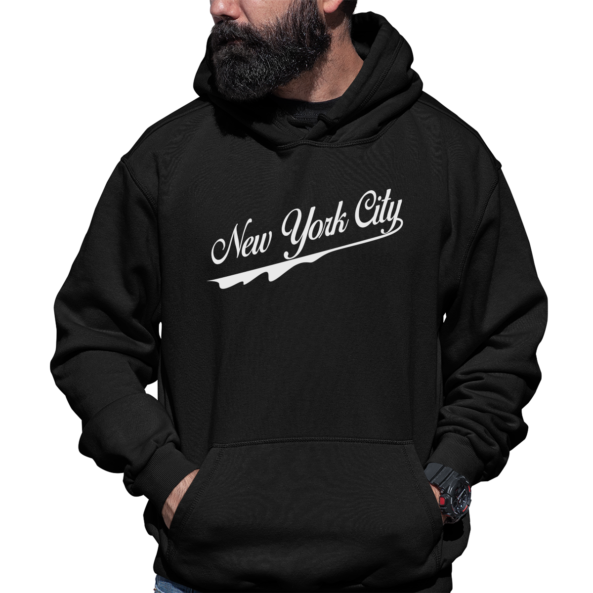 New York City Unisex Hoodie | Black