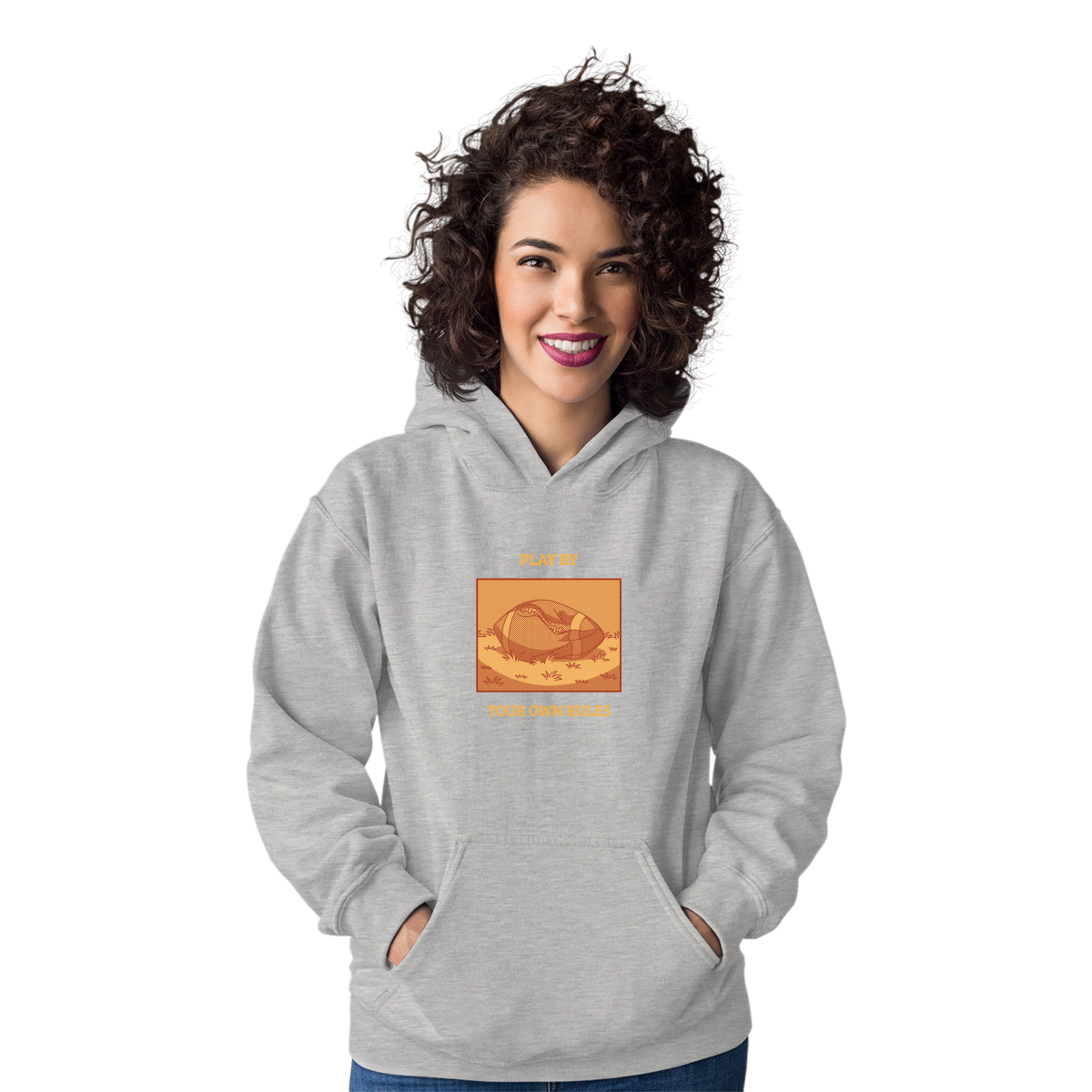 Play By Your Own Rules Unisex Hoodie | Gray