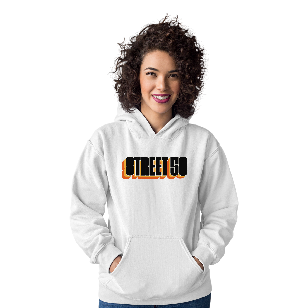 Warm 50  Unisex Hoodie | White