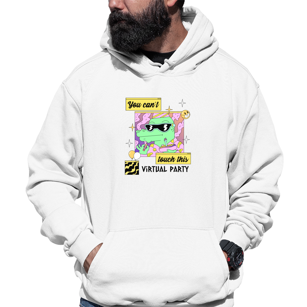 You Can't Touch This Unisex Hoodie | White