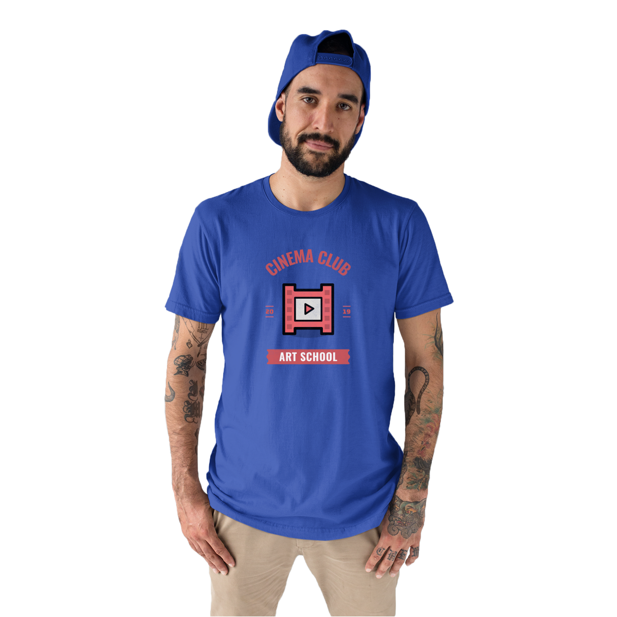 Cinema Club Art School 2020 Men's T-shirt | Blue