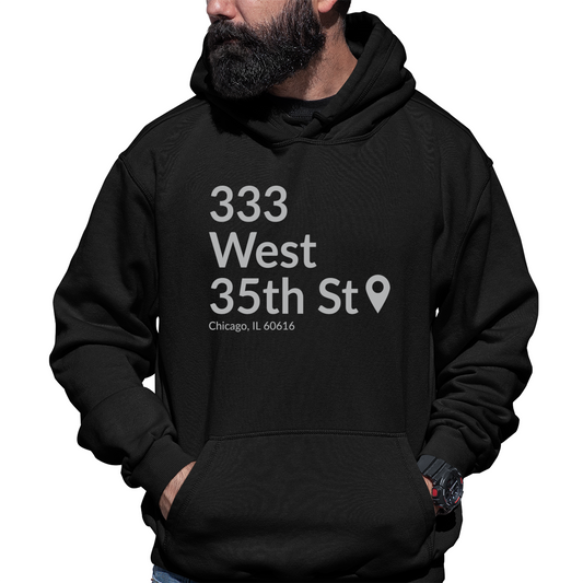 Chicago Baseball Stadium South Side Unisex Hoodie | Black