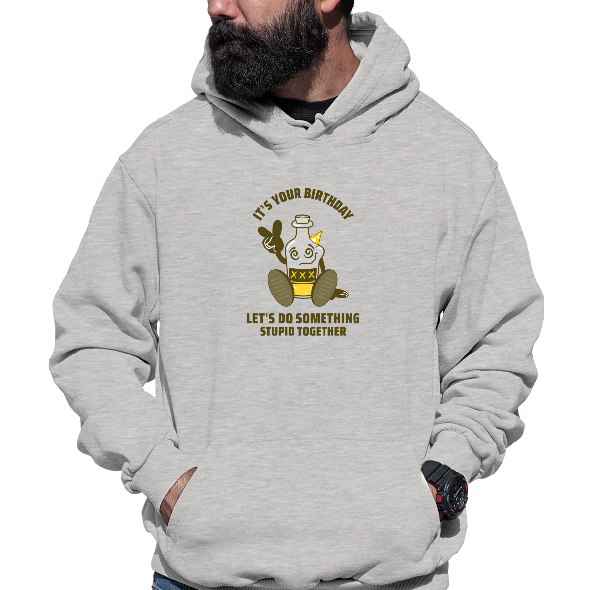 It is your Birthday Unisex Hoodie | Gray