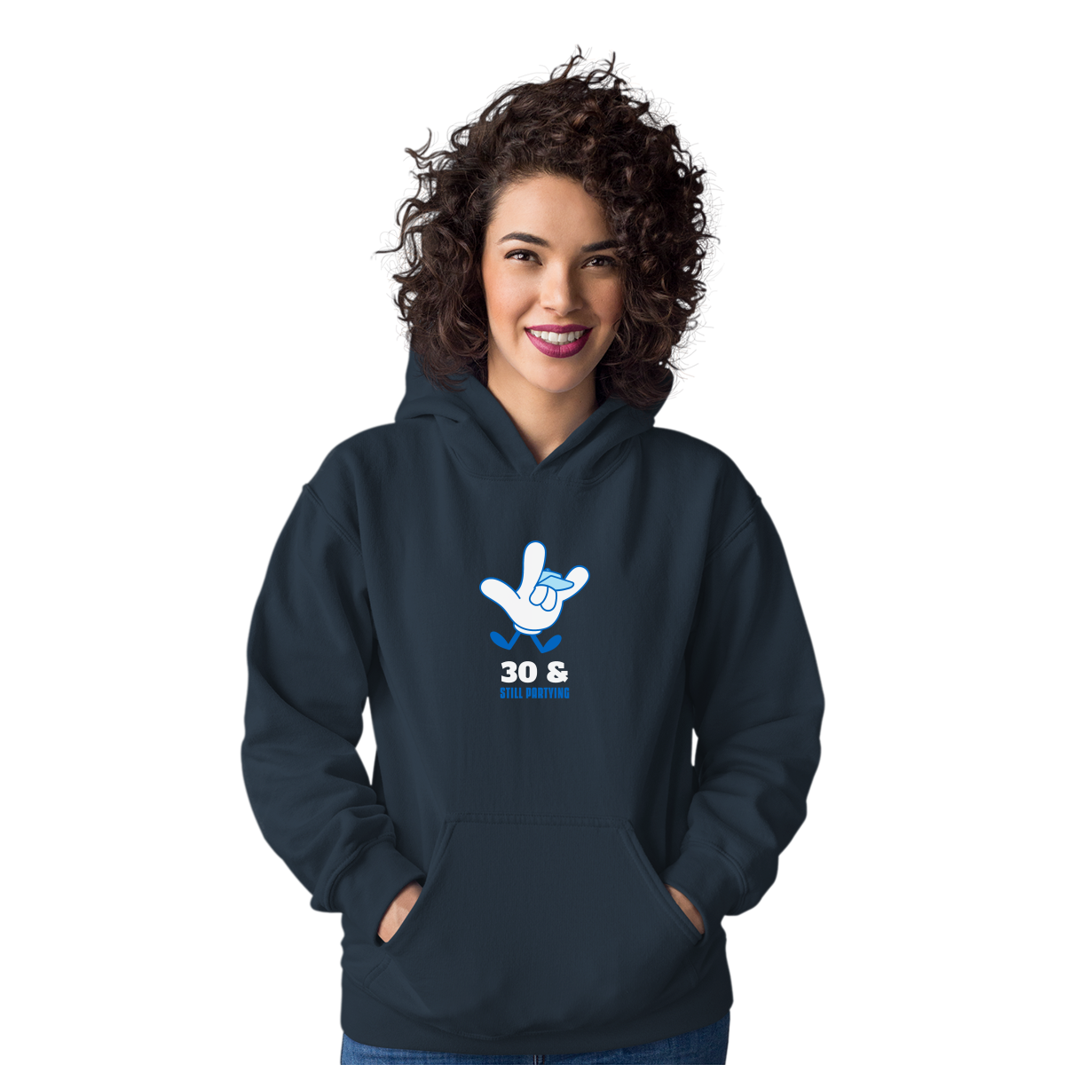 Thirty and Still Partying  Unisex Hoodie | Navy