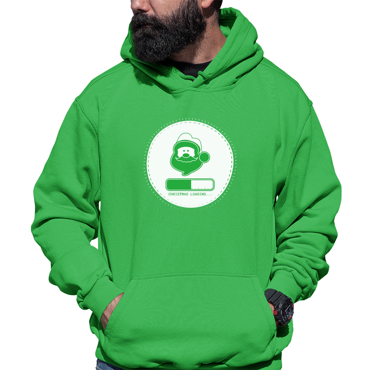 Christmas Loading Unisex Hoodie | Green