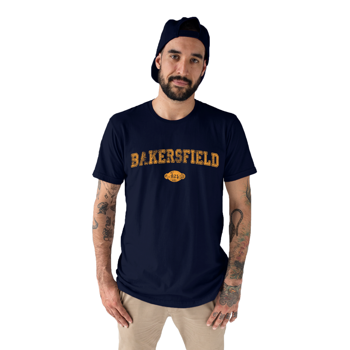 Bakersfield 1898 Represent Men's T-shirt | Navy