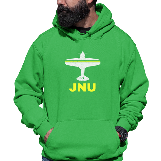 Fly Juneau JNU Airport Unisex Hoodie | Green