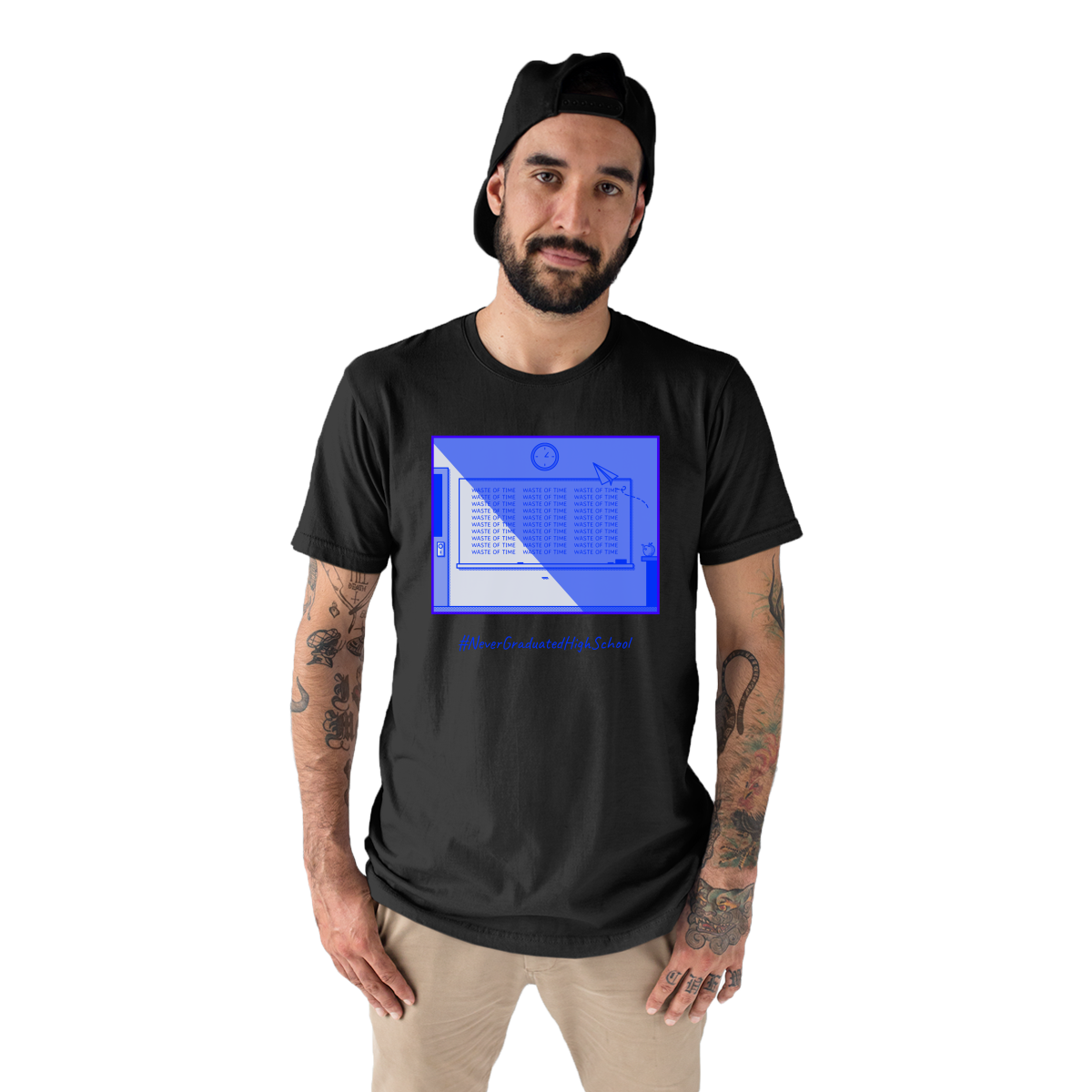 High School Men's T-shirt | Black
