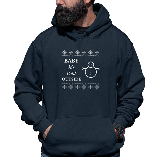 Baby It's Cold Outside Unisex Hoodie | Navy