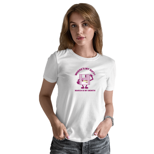 Where is my gift Women's T-shirt | White