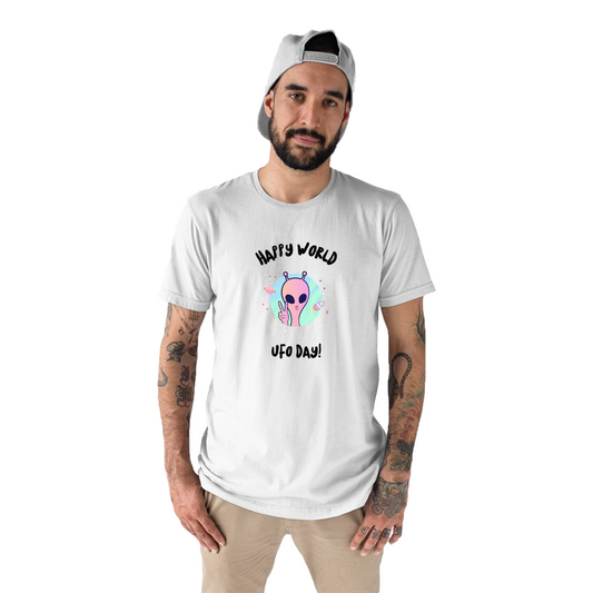 Happy World UFO Day Men's T-shirt | White