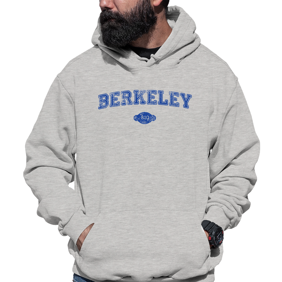 Berkeley 1878 Represent Unisex Hoodie | Gray