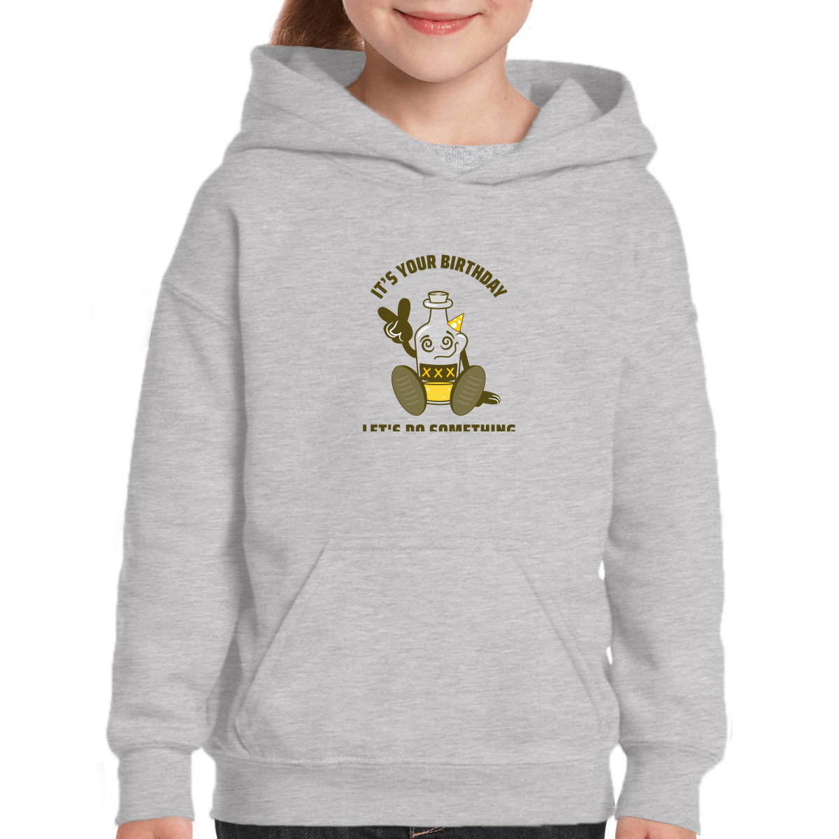 It is your Birthday Kids Hoodie | Gray