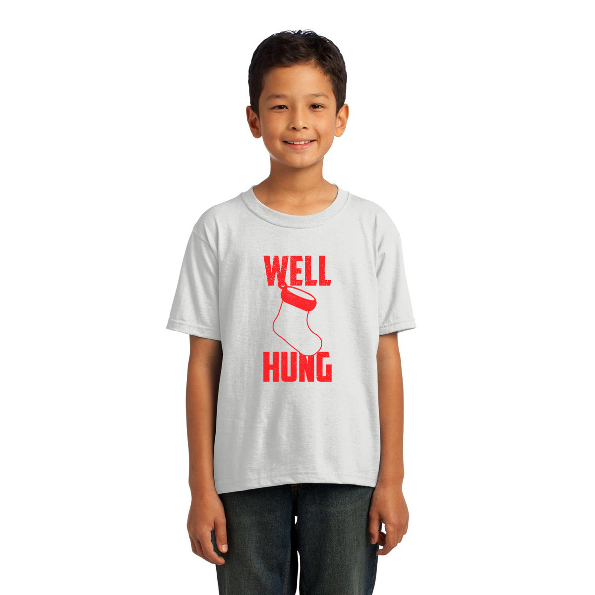 Well Hung Kids T-shirt | White