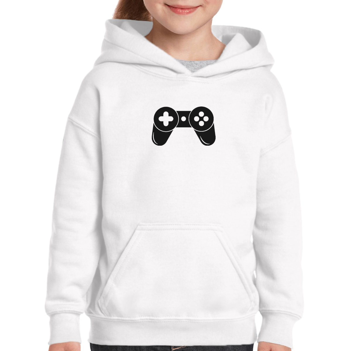 Game Console Kids Hoodie | White