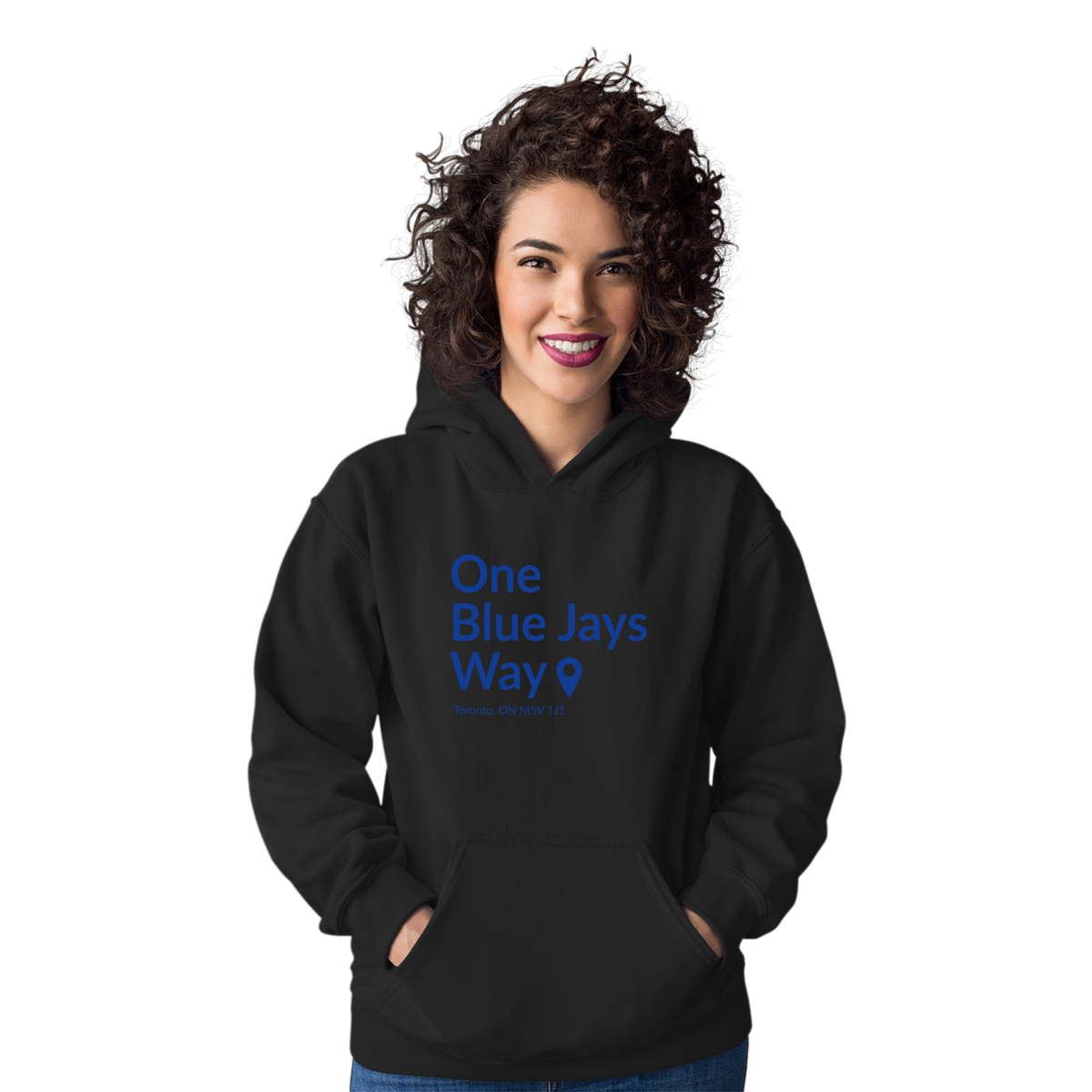 Toronto Baseball Stadium Unisex Hoodie | Black