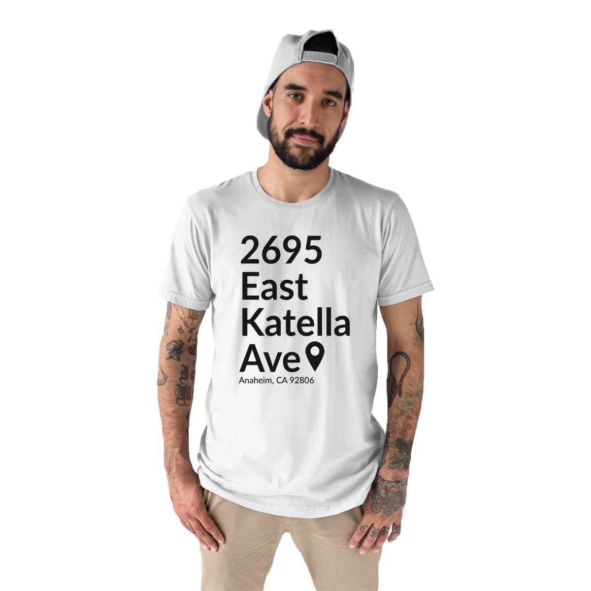 Anaheim Hockey Stadium  Men's T-shirt | White