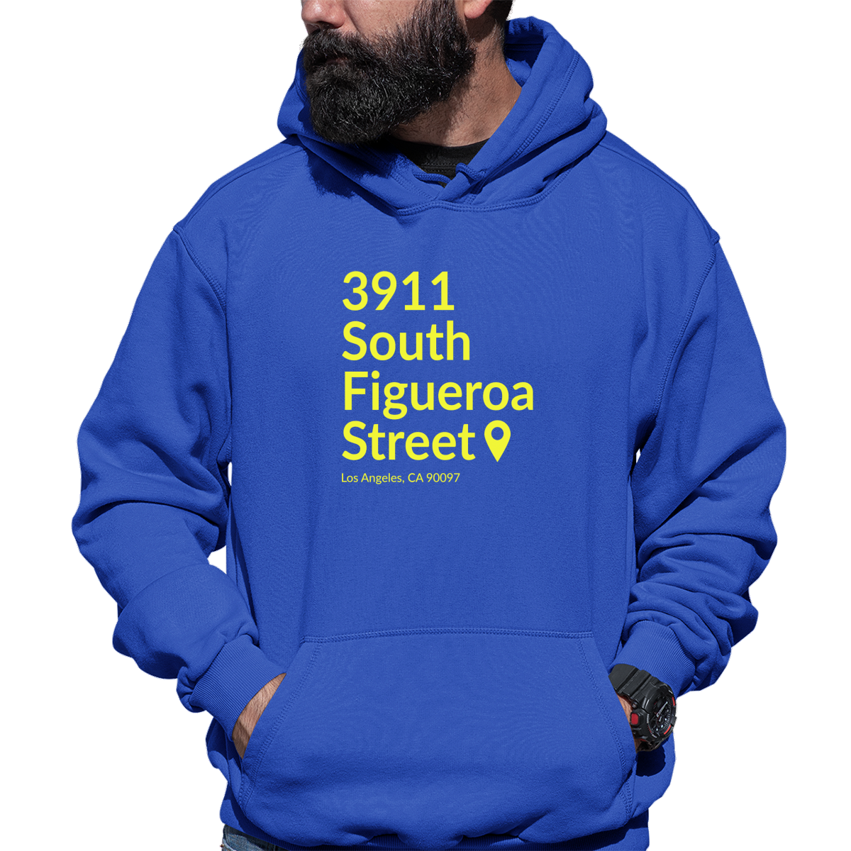 Los Angeles Football Stadium Unisex Hoodie | Blue