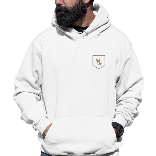 Adorable Chihuahua  Unisex Hoodie | White