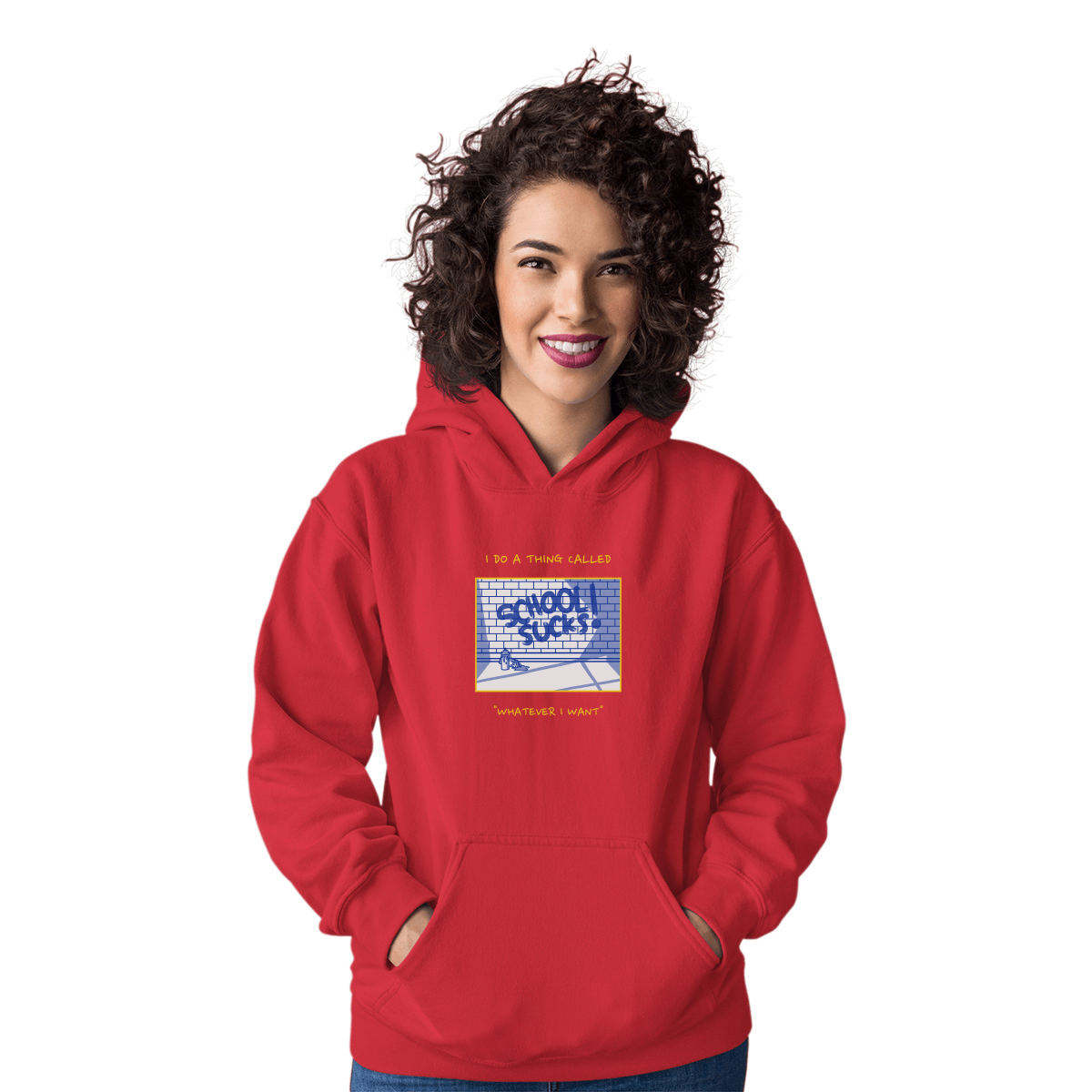 I Do A Thing Called Whatever I Want Unisex Hoodie | Red