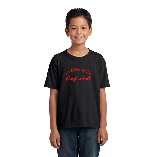 Feast Mode Kids T-shirt | Black