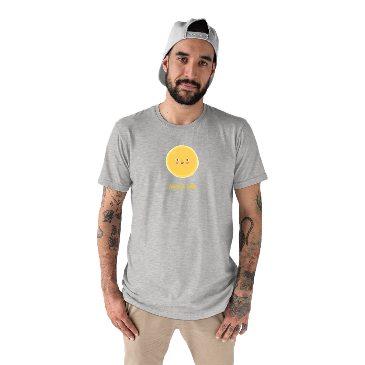 I'm Sun Dad Men's T-shirt | Gray
