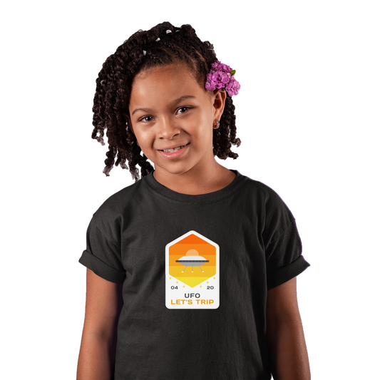 UFO Kids T-shirt | Black