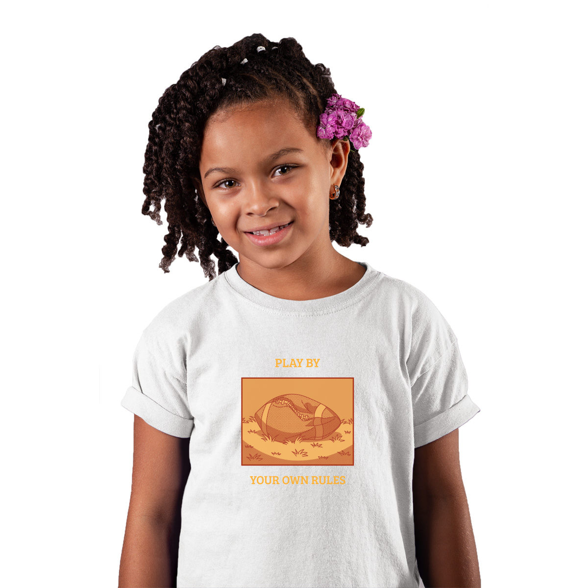 Play By Your Own Rules Kids T-shirt | White